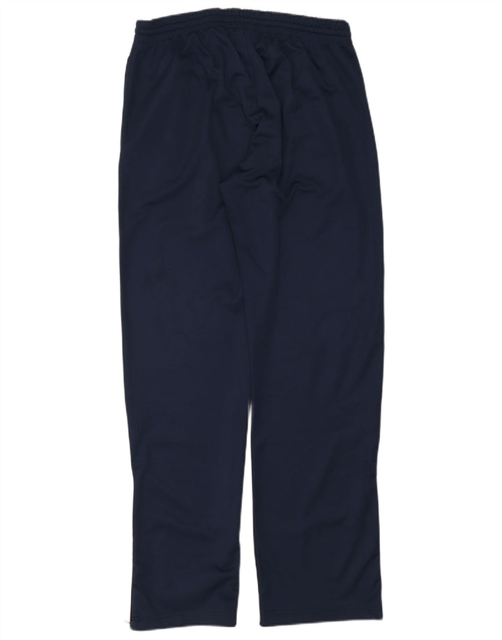 Calça de treino masculina Asics grande poliéster azul marinho