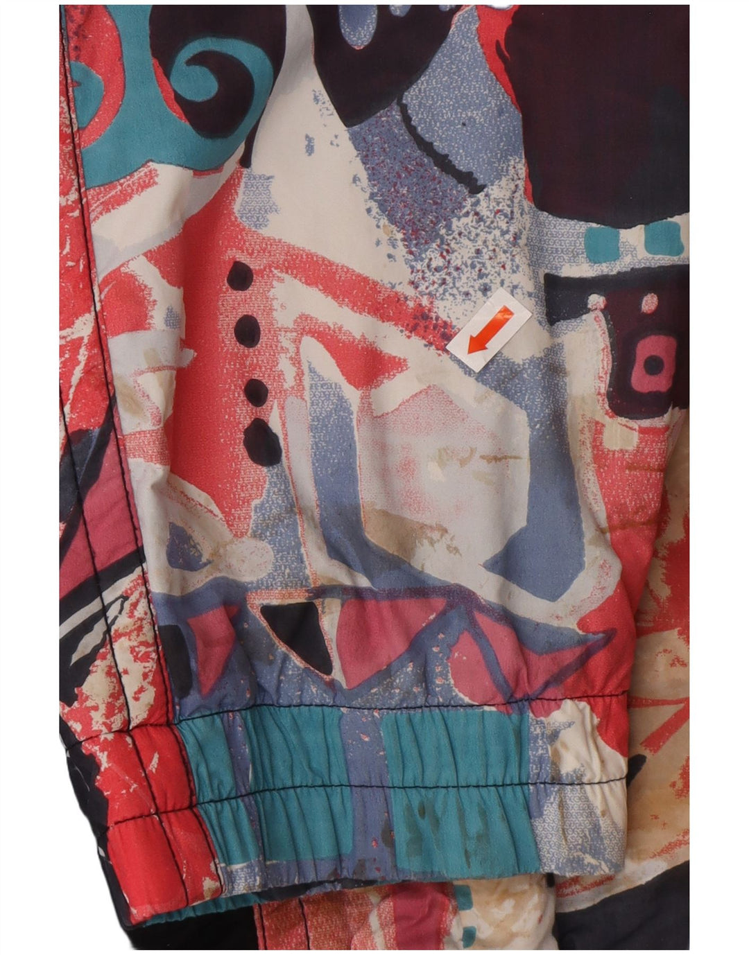 Jaqueta corta-vento masculina MAIER oversized pulôver Reino Unido 6 XS preto floral