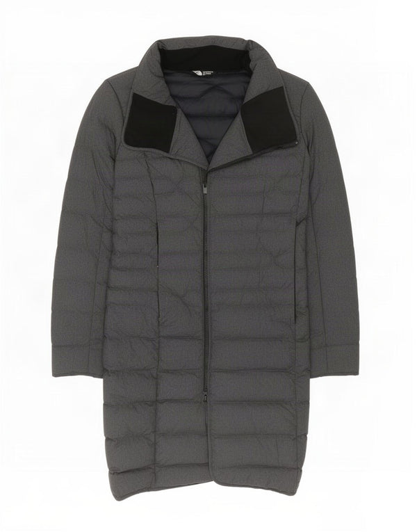 Casaco acolchoado feminino The North Face UK 10 pequeno cinza nylon