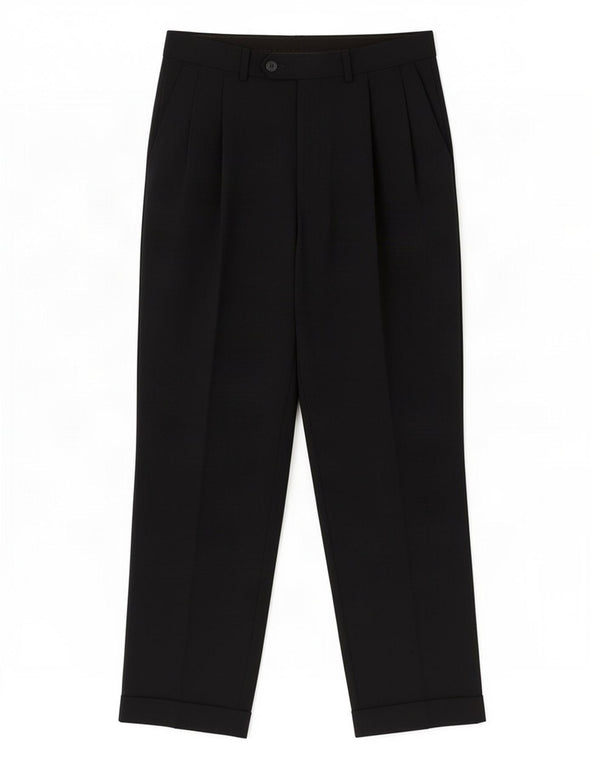 Calça masculina Marks & Spencer Pegged Suit W30 L29 Poliéster azul marinho