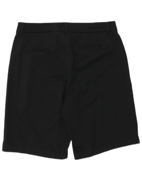 Dockers Womens Casual Shorts Large W36 Black Cotton