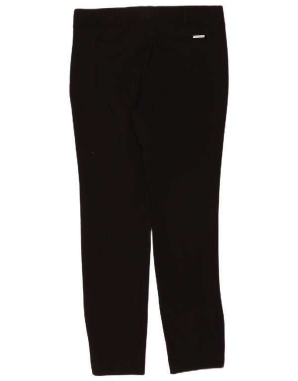Calça Chino Feminina Michael Kors Slim EUA 8 Médio W34 L31 Poliéster Preto