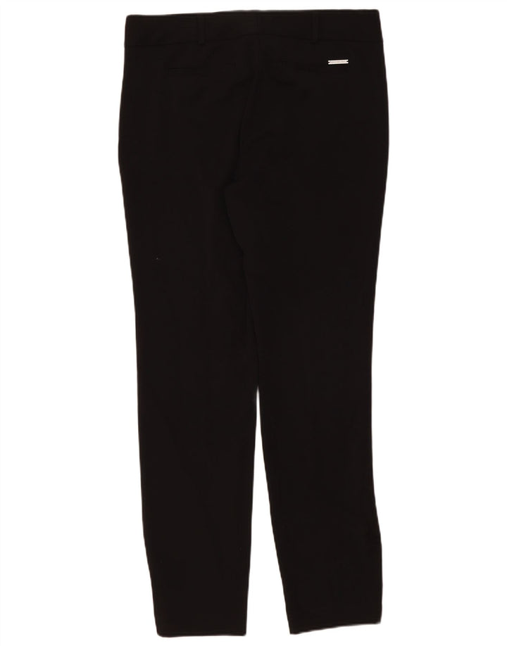 Calça Chino Feminina Michael Kors Slim EUA 8 Médio W34 L31 Poliéster Preto