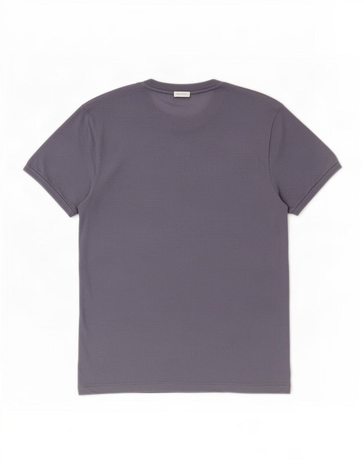 Camiseta masculina Zara Top médio azul viscose