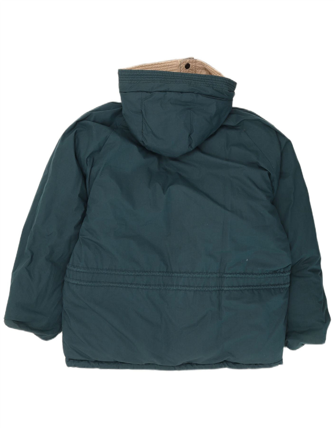 Jaqueta acolchoada reversível com capuz masculina BRUGI IT 50 poliéster verde grande