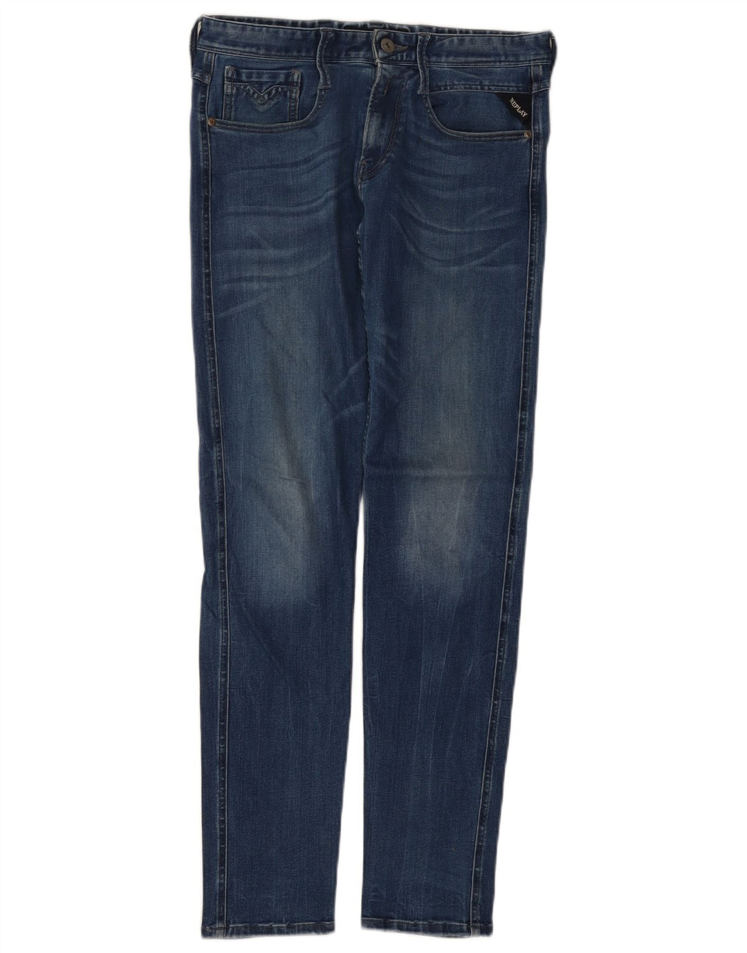 Replay Jeans Feminino Anbass Slim W29 L31 Azul