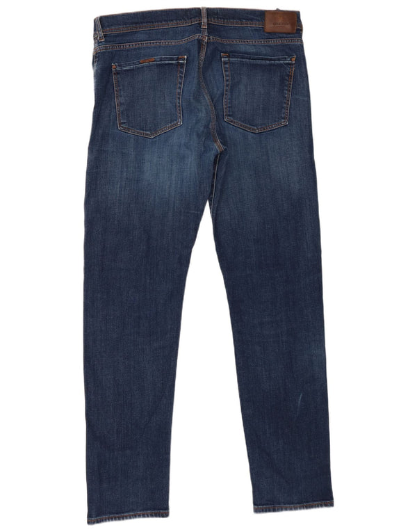 Zara Mens Skinny Jeans EU 48 XL W38 L33 Azul Algodão