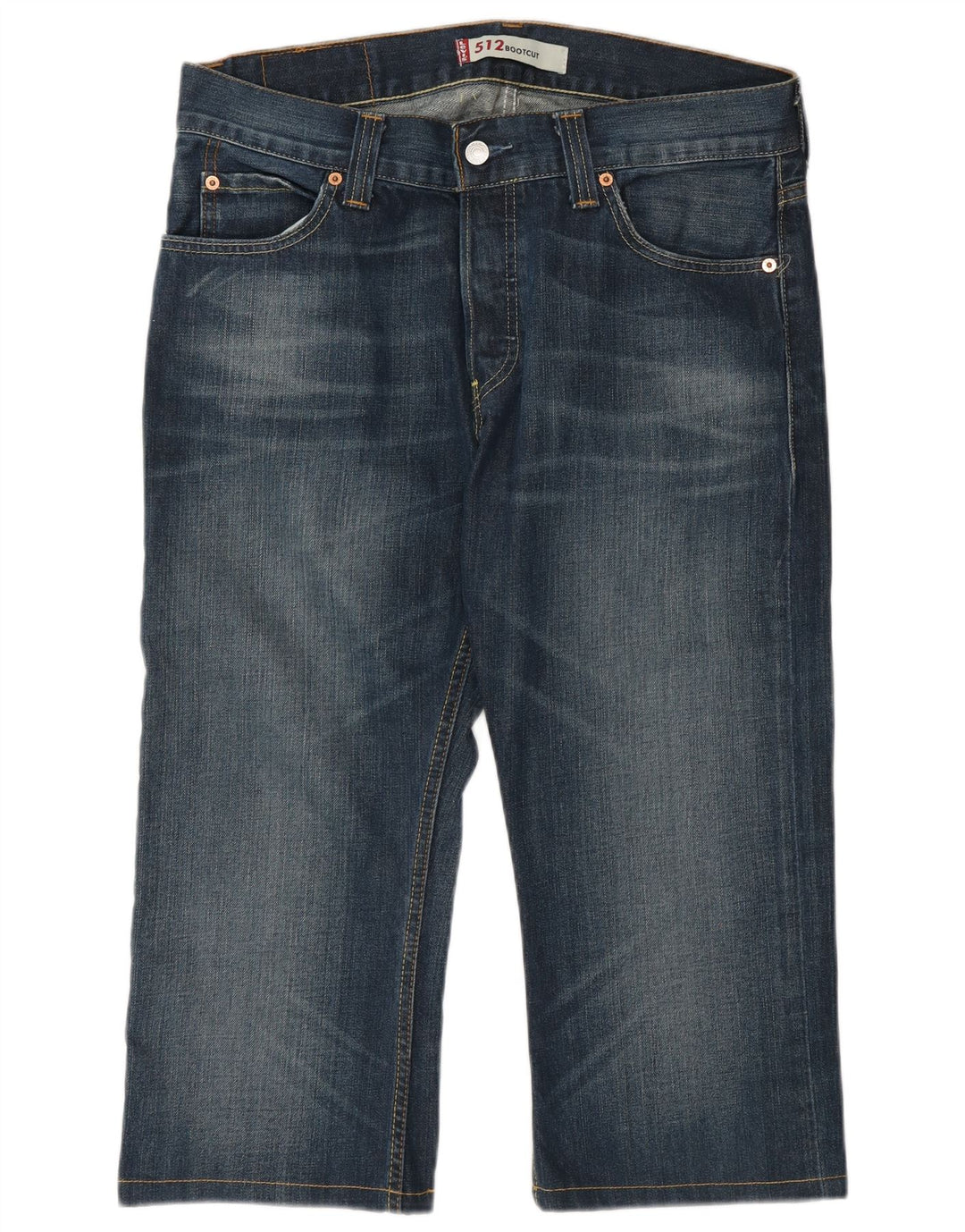 Levi's Masculino 512 Capri Jeans W33 L22 Azul Algodão