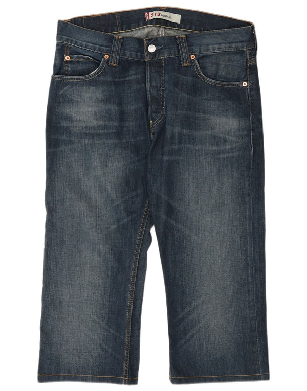 Levi's Masculino 512 Capri Jeans W33 L22 Azul Algodão