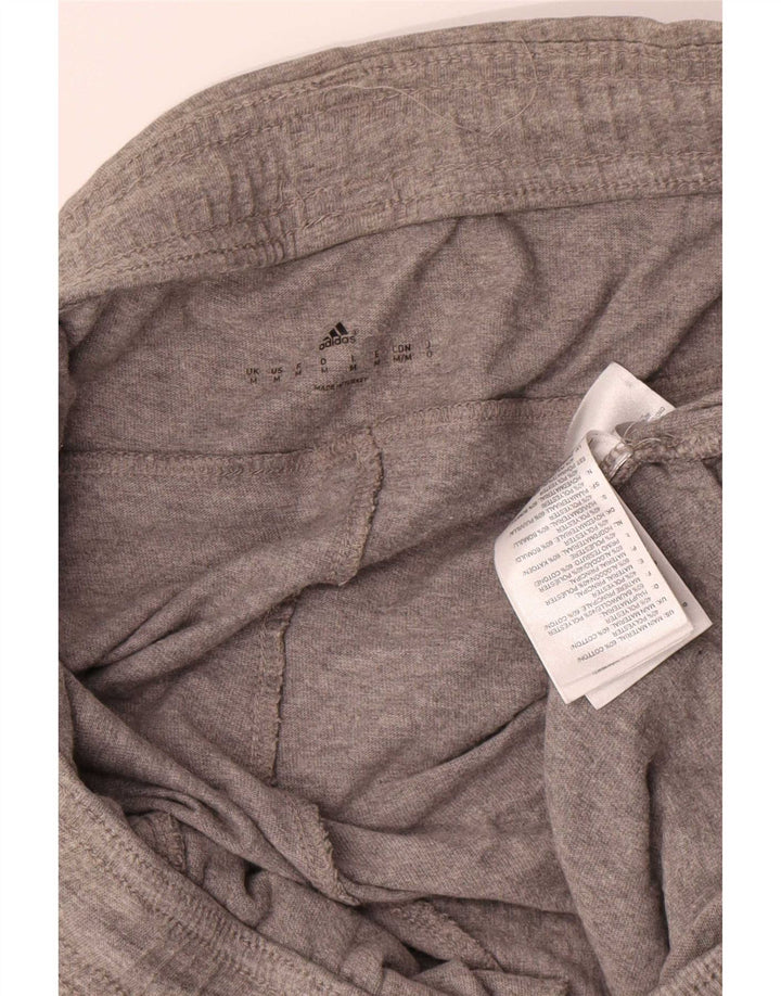 Shorts esportivos gráficos masculinos Adidas, algodão manchado cinza médio