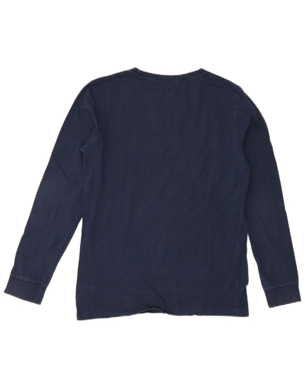 Top gráfico Levi's Boys manga comprida 15-16 anos azul marinho algodão