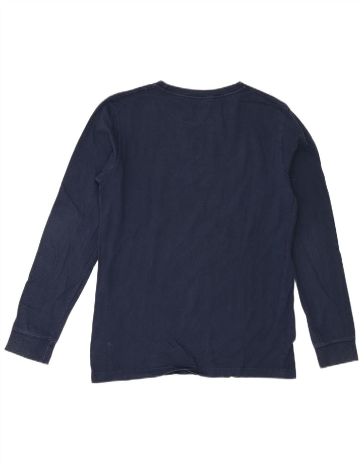 Top gráfico Levi's Boys manga comprida 15-16 anos azul marinho algodão