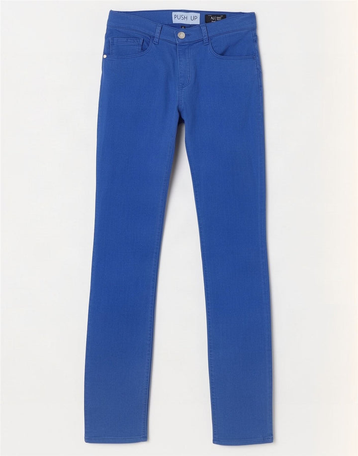 Armani Jeans feminino push up slim jeans W24 L28 azul modal