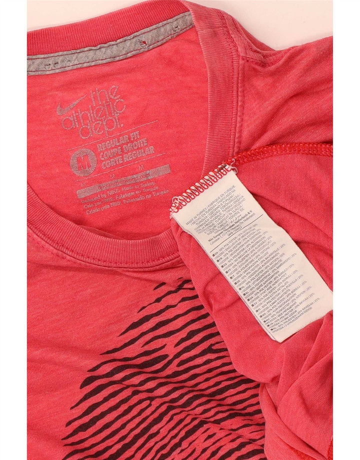 Camiseta Nike Masculina Regular Fit Graphic Top Médio Poliéster Vermelho