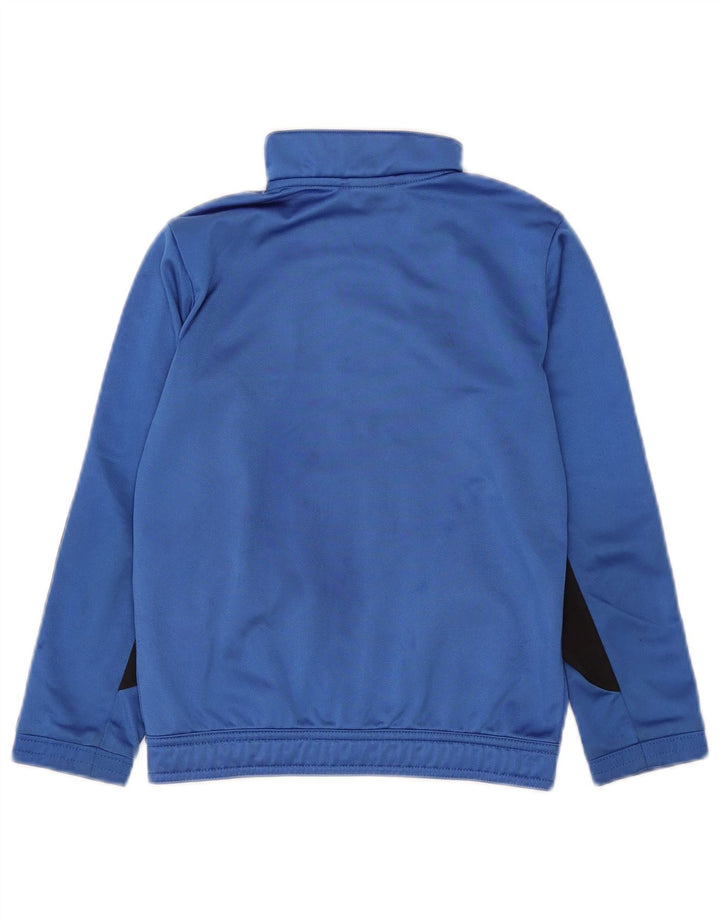 Jaqueta Adidas Meninos Treino Top 7-8 Anos Azul Colorblock Poliéster