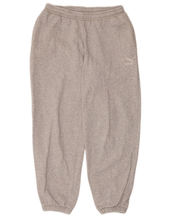 Calça de treino feminina Puma Joggers UK 10 pequeno algodão cinza
