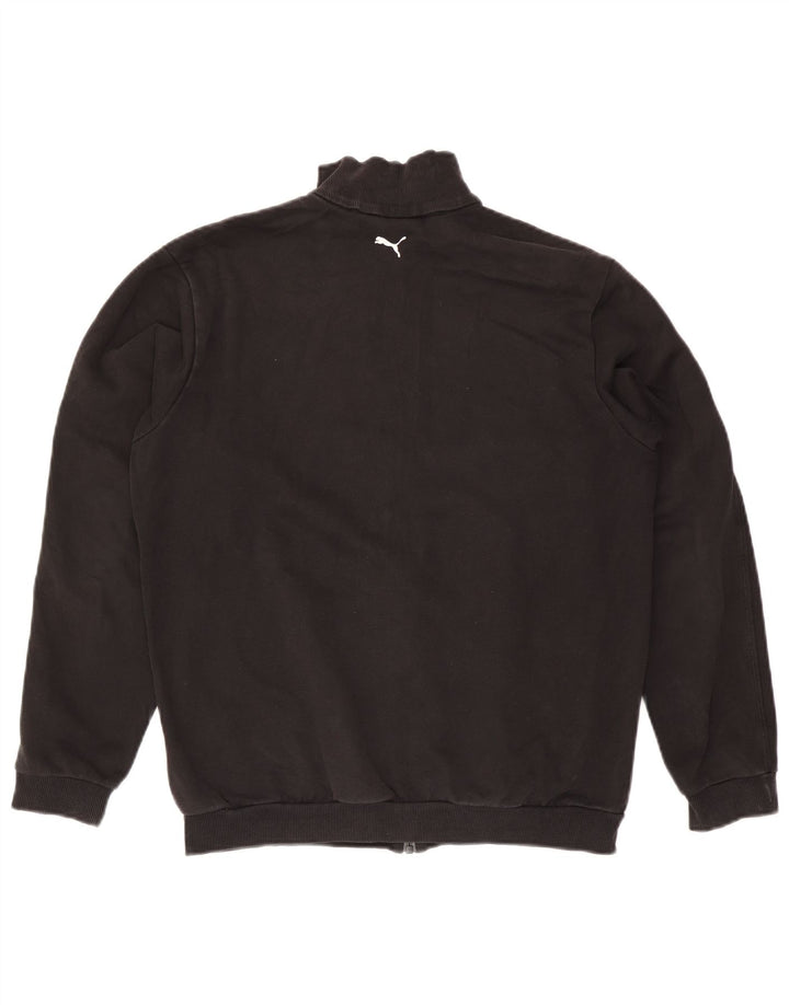 Jaqueta Puma Boys Graphic Tracksuit Top 15-16 Anos Preto