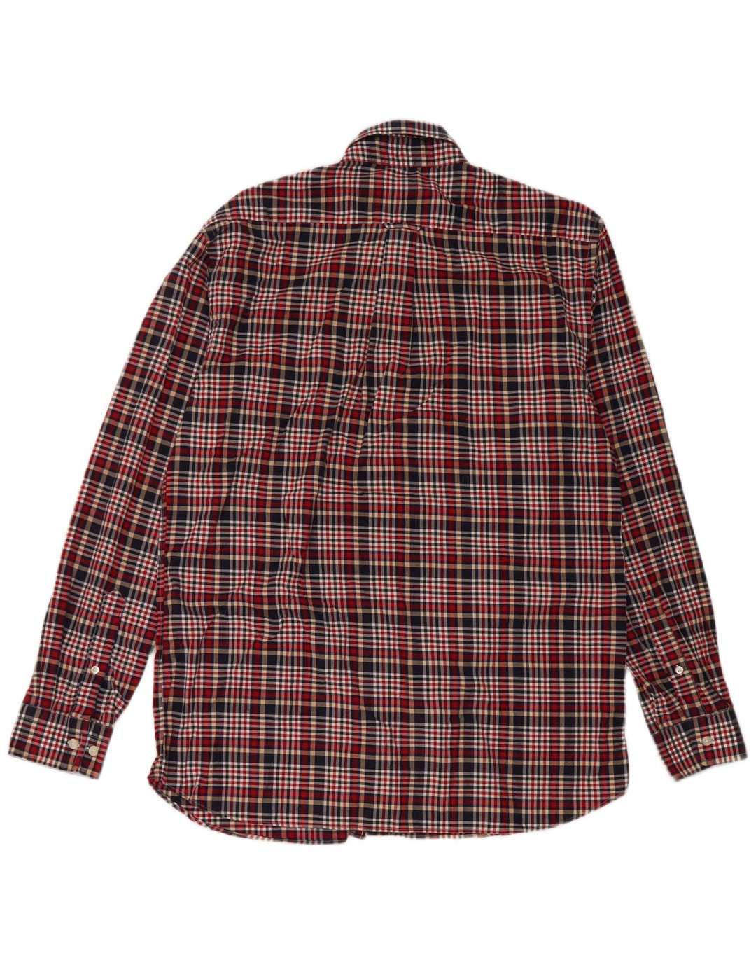 Gant Camisa masculina de flanela de ajuste regular, algodão xadrez médio multicolorido