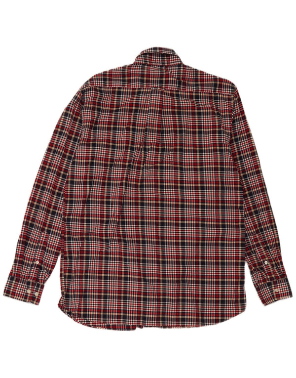 Gant Camisa masculina de flanela de ajuste regular, algodão xadrez médio multicolorido