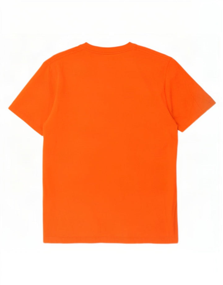 Camiseta Nike masculina gráfica grande algodão laranja