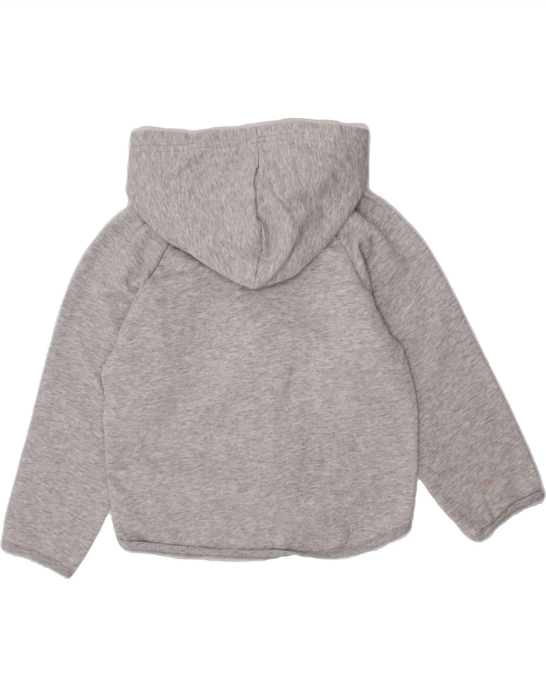 PUMA Girls Graphic Zip Hoodie Sweater 3-4 Years Grey Cotton Vintage Puma and Second-Hand Puma from Messina Hembry 