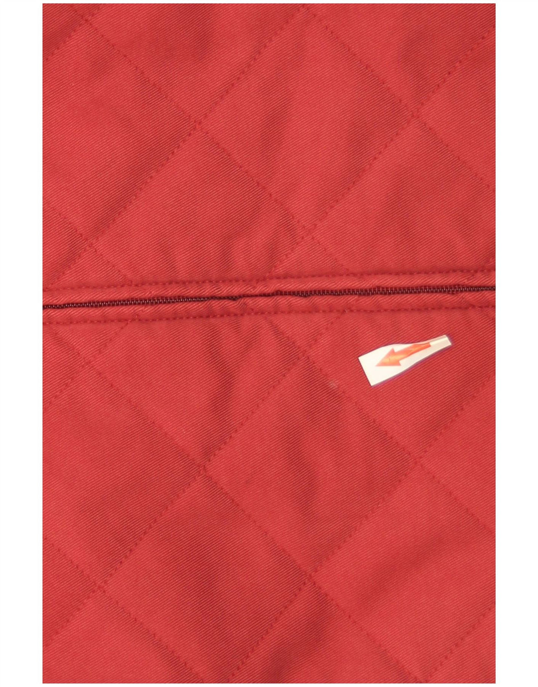 Colete acolchoado feminino Orvis UK 16 grande poliéster vermelho