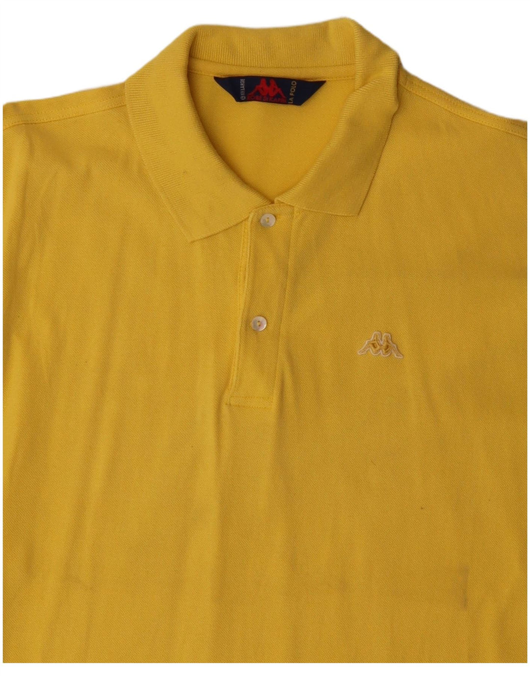 Camisa polo masculina KAPPA 2XL algodão amarelo