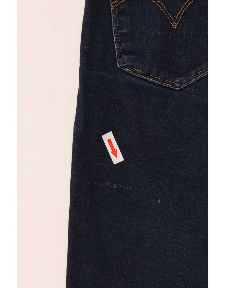 Calça jeans feminina Levi's 715 Bootcut W24 L26 azul marinho algodão