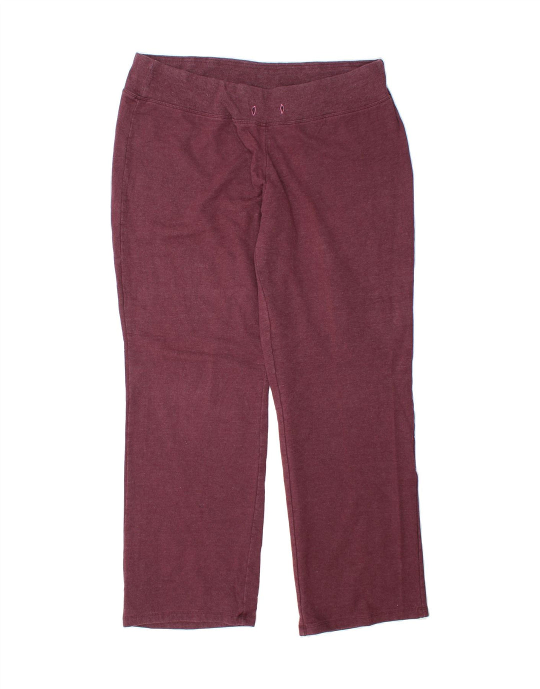 EDDIE BAUER Womens Tracksuit Trousers UK 18 XL  Maroon Cotton Vintage Eddie Bauer and Second-Hand Eddie Bauer from Messina Hembry 