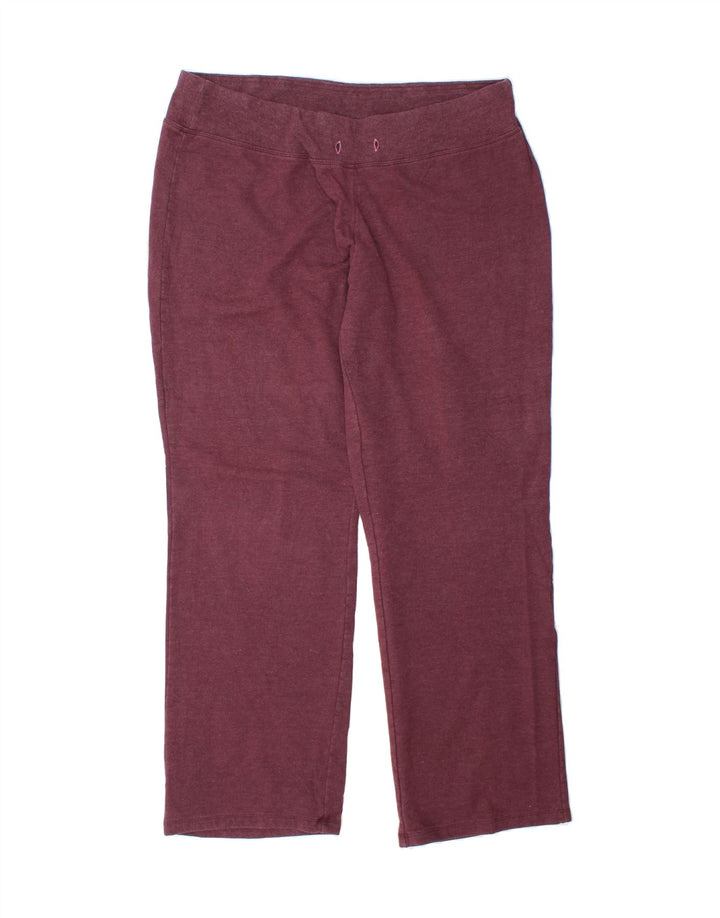 EDDIE BAUER Womens Tracksuit Trousers UK 18 XL  Maroon Cotton Vintage Eddie Bauer and Second-Hand Eddie Bauer from Messina Hembry 