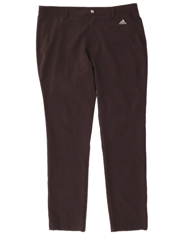 Adidas Mens Slim Chino Calças W38 L34 Preto