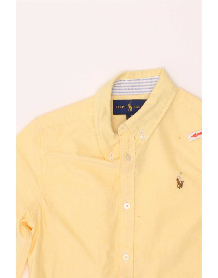 Camisa masculina Ralph Lauren 4-5 anos algodão amarelo