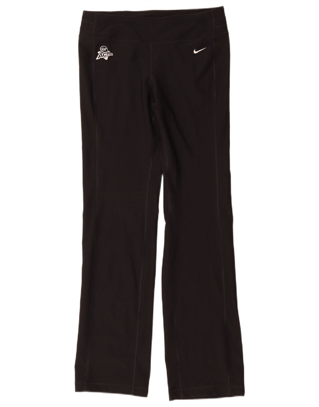 Calça Nike Dri Fit Feminina UK 10 Pequena Poliéster Preta