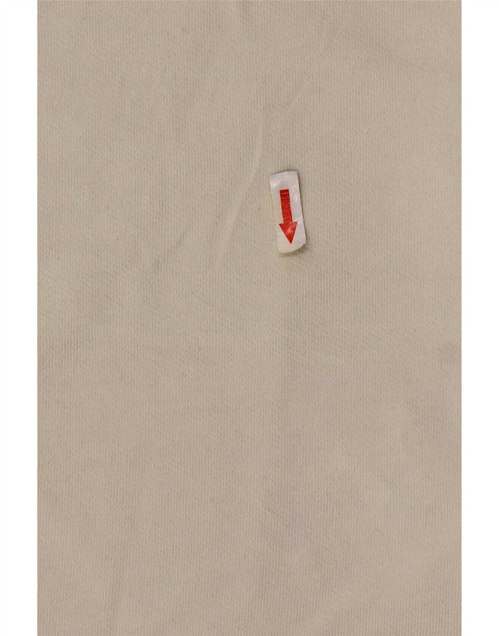 Suéter com capuz gráfico masculino Levi's médio algodão branco