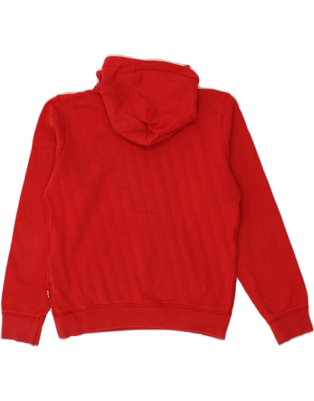 LEVI'S Boys Graphic Hoodie Jumper 11-12 Years Red Cotton Vintage Levi's and Second-Hand Levi's from Messina Hembry 
