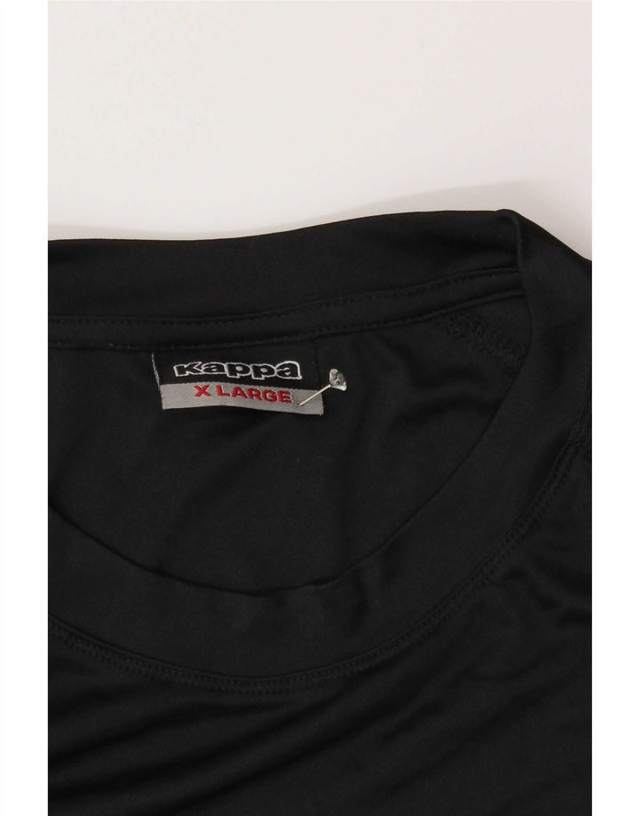 Camiseta gráfica masculina Kappa XL preta