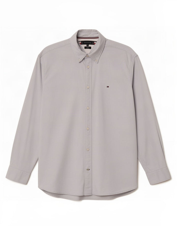 Camisa Tommy Hilfiger Masculina Regular Fit XL Azul