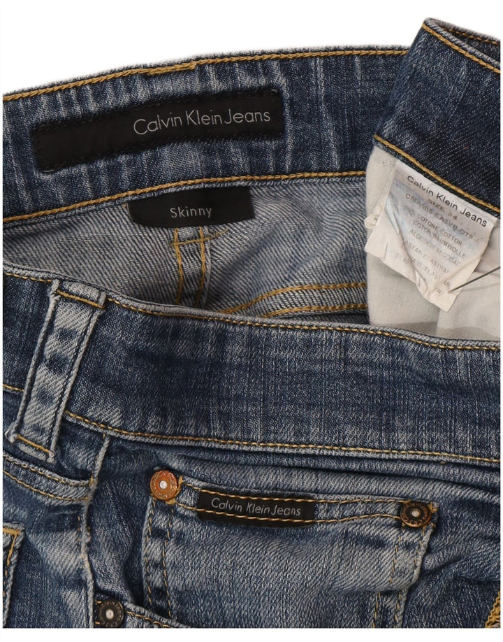 Calvin Klein Jeans Skinny Masculino W34 L34 Azul Algodão
