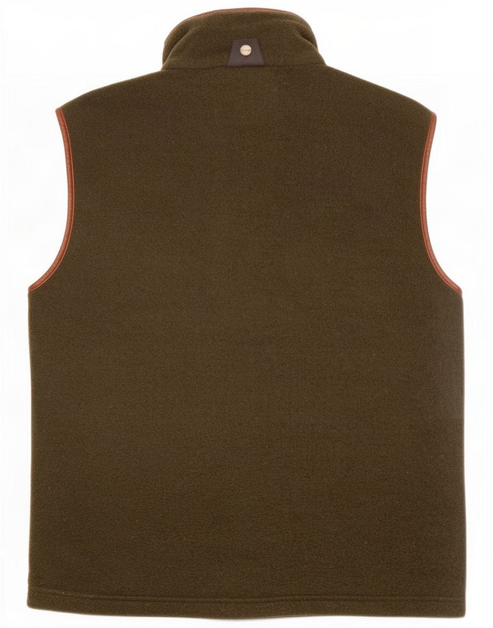 Schoffel Mens Fleece Gilet UK 40 Grande Poliéster Cáqui