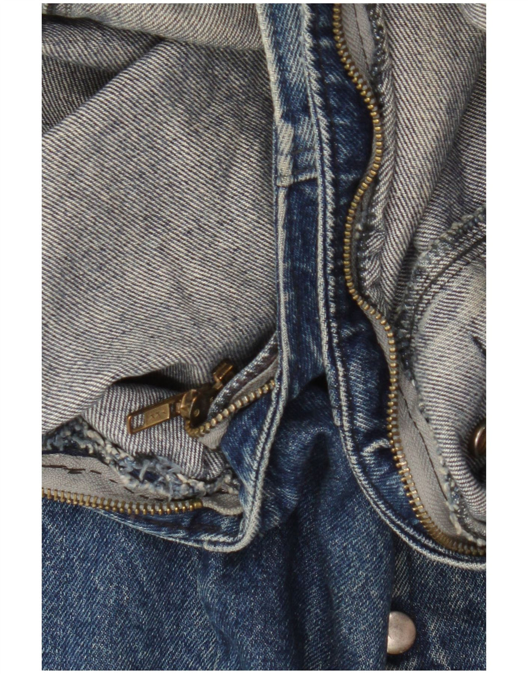 Colete jeans masculino vintage UK 42 XL azul