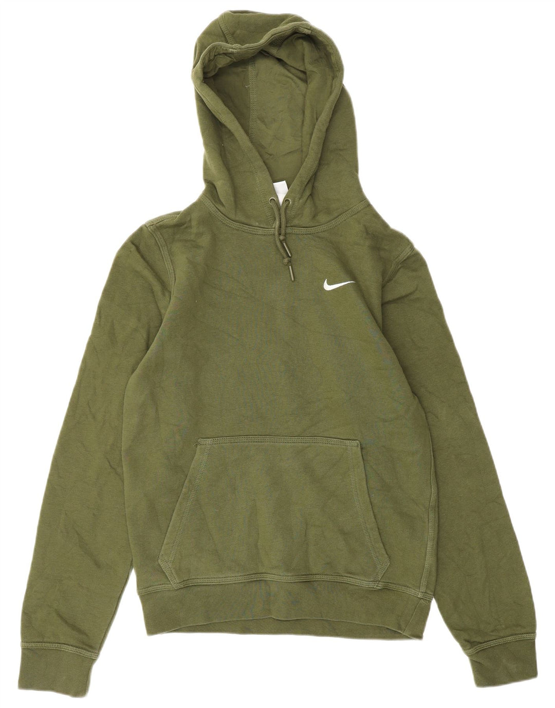 NIKE Mens Hoodie Jumper XS Algodão cáqui