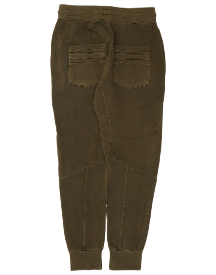 Zara Calça de treino masculina Joggers médio cáqui algodão