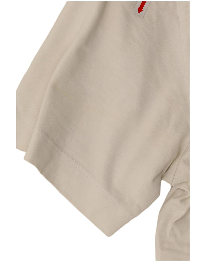 Camiseta masculina ZARA Top médio branco