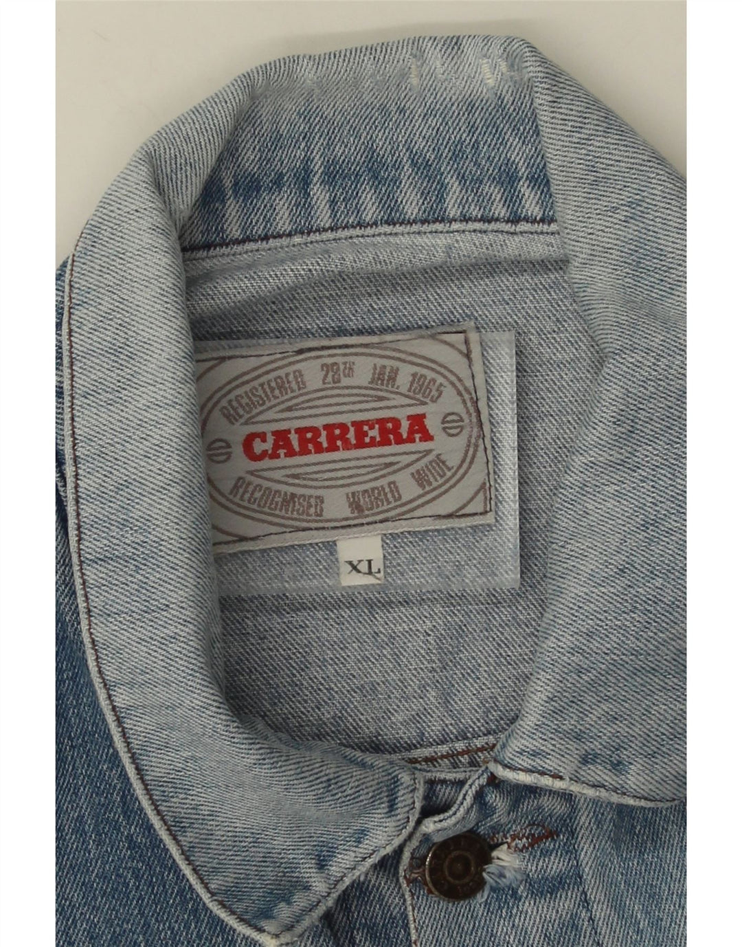 Jaqueta jeans feminina Carrera 42 XL azul