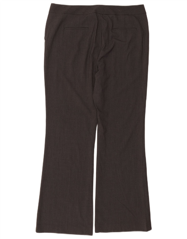 Calça feminina Calvin Klein Bootcut Suit US 16 XL W38 L32 cinza poliéster