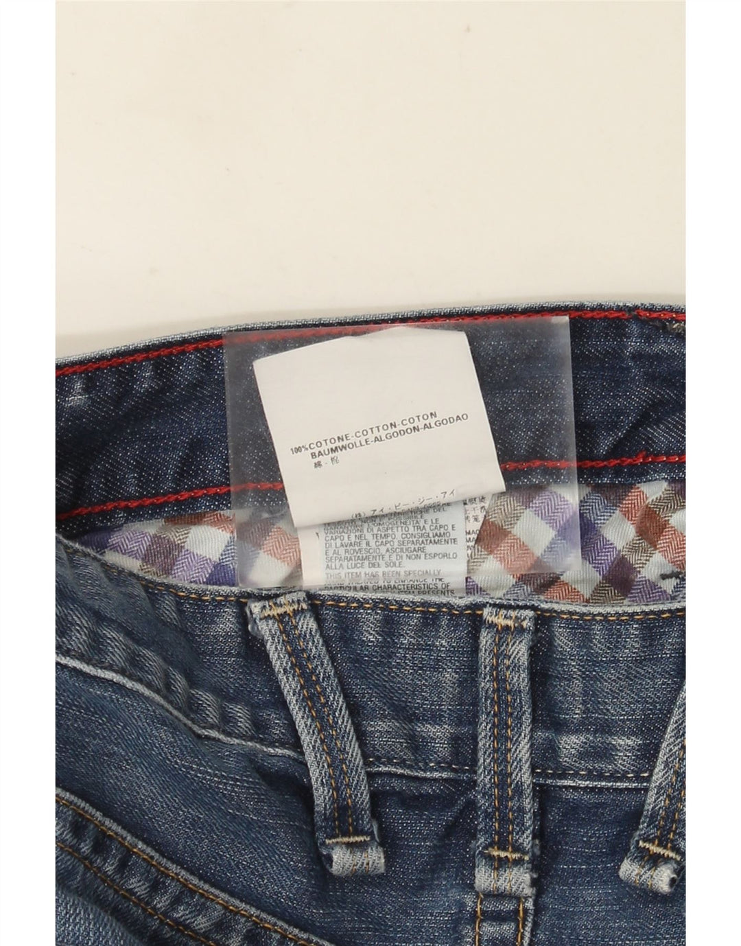 REPLAY Jeans retos masculinos W32 L34 algodão azul