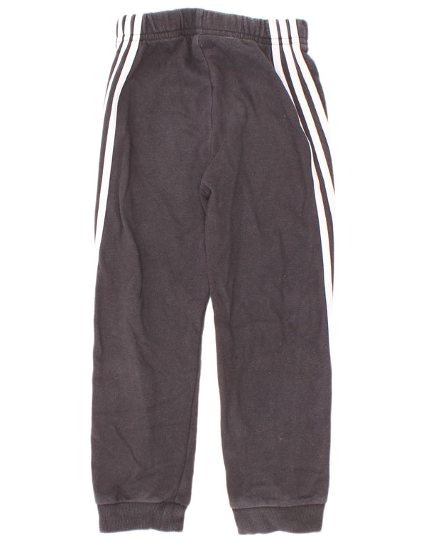 Adidas meninos calças de treino joggers 3-4 anos algodão preto