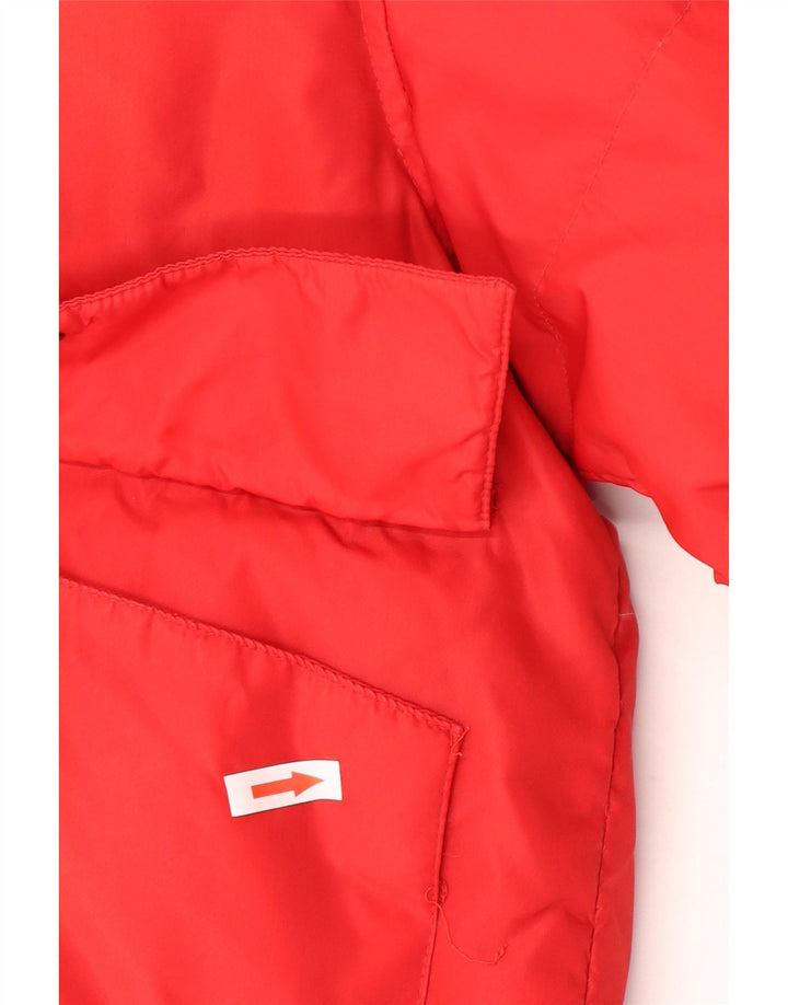 Jaqueta acolchoada gráfica uniforme masculina dos EUA UK 42 XL vermelha