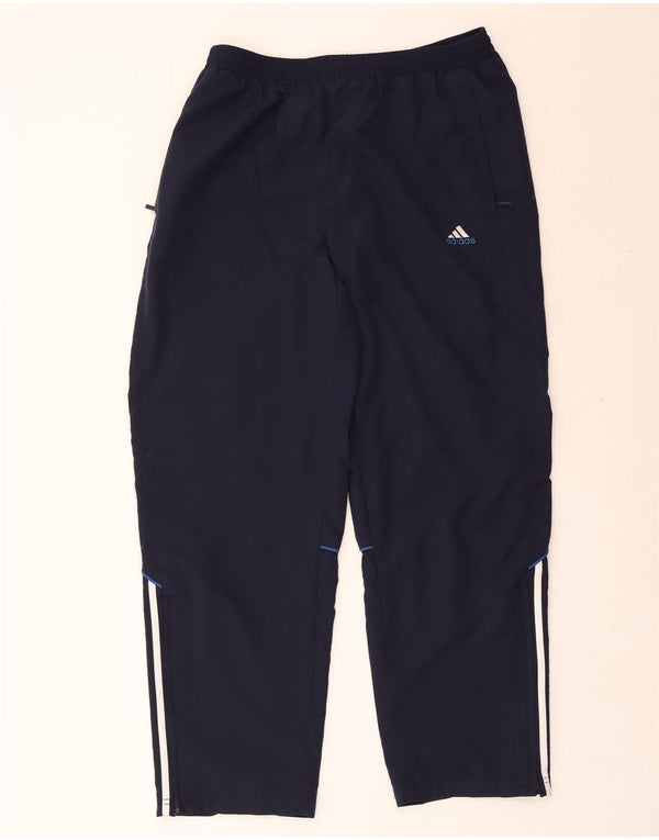 Calças de treino masculinas ADIDAS XL azul marinho poliéster