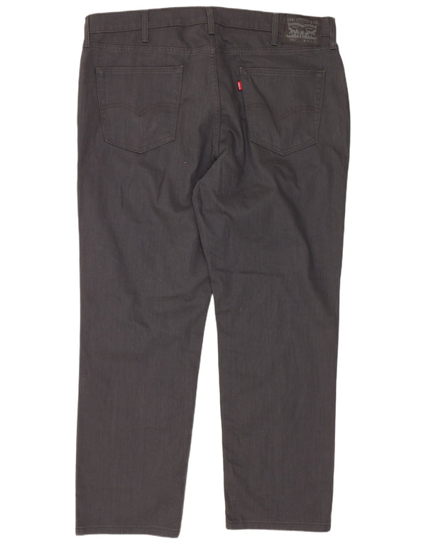 Calça jeans masculina Levi's 541 Athletic Tapered W42 L32 cinza algodão